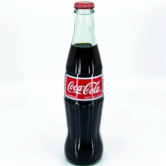 12oz Mexican Coca-Cola (glass).