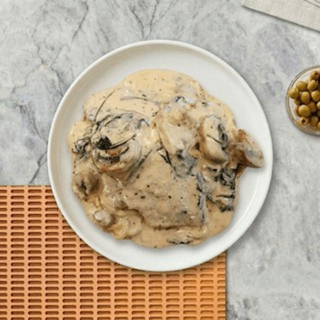 Chicken Florentine Lunch.
