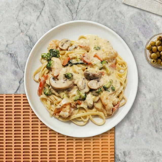 Shrimp Primavera.