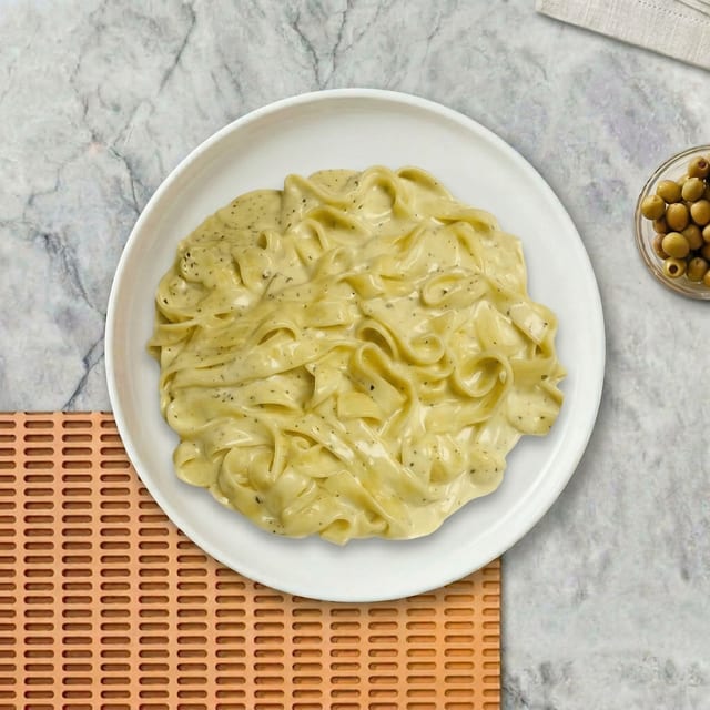 Fettuccine Alfredo.