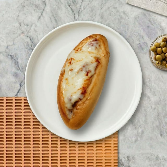 Meatball Parmesan Hot Sub.
