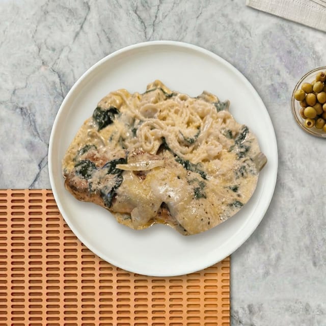 Salmon Florentine.