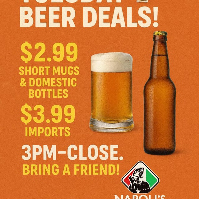 Happy Hour Every Tuesday